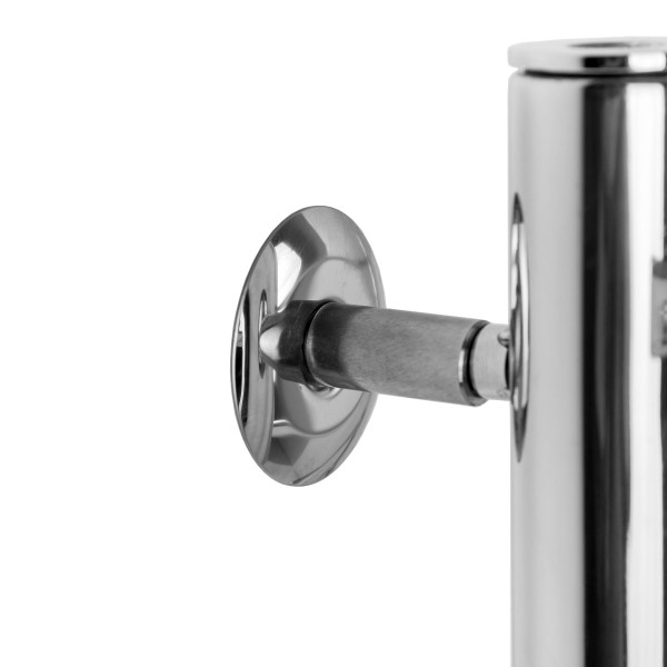 Stainless Steel Electric Towel Rail CAMELLIA Sensor 480х800 left