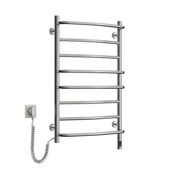 Stainless Steel Electric Towel Rail OMEGA Sensor 530х800 left