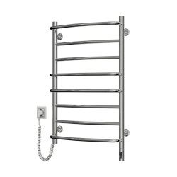 Stainless Steel Electric Towel Rail OMEGA Sensor 530х800 left