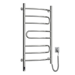 Stainless Steel Electric Towel Rail PIROUETTE Sensor 480х800 right