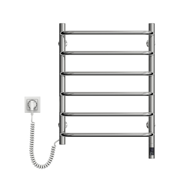 Stainless Steel Electric Towel Rail SYMPHONIA Sensor 480x600 left