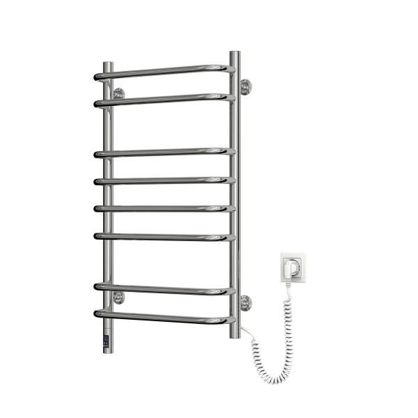 Stainless Steel Electric Towel Rail SYMPHONIA Sensor 480х800 right