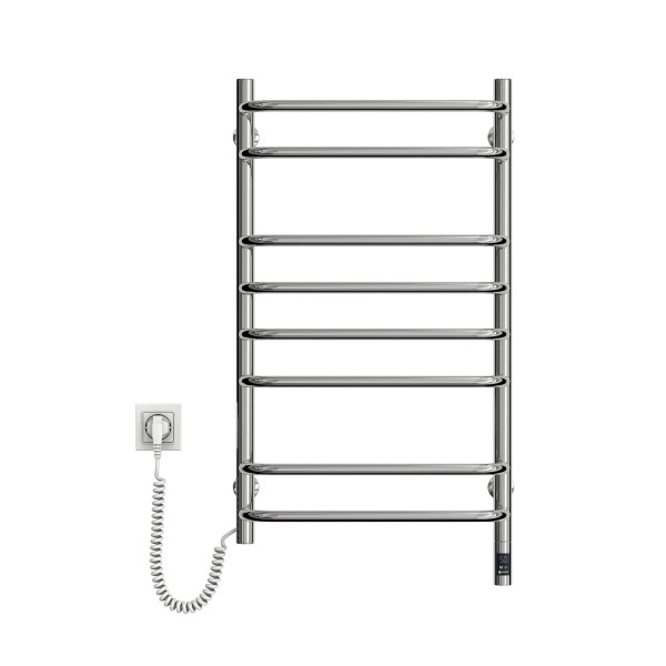 Stainless Steel Electric Towel Rail SYMPHONIA Sensor 480х800 left