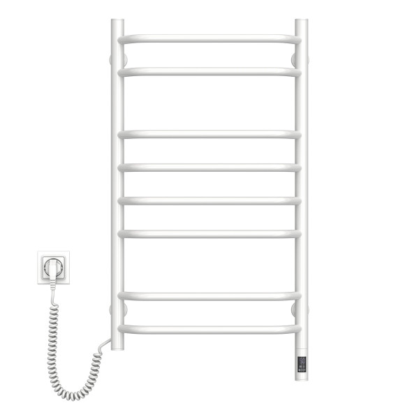 Electric Towel Rail WHITE BLUES Sensor 480x800 left