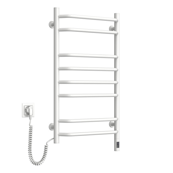 Electric Towel Rail WHITE BLUES Sensor 480x800 left