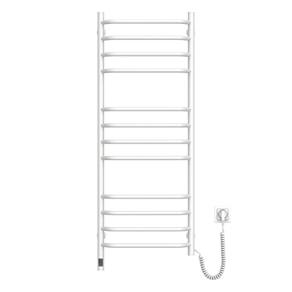 Electric Towel Rail WHITE BLUES Sensor 480x1200 right