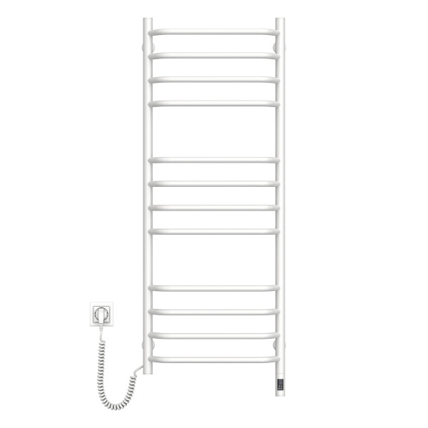 Electric Towel Rail WHITE BLUES Sensor 480x1200 left