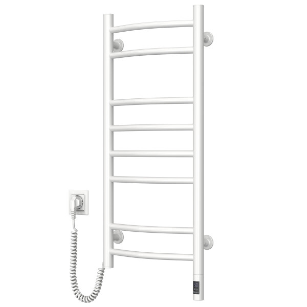 Electric Towel Rail WHITE CAMELLIA Sensor 360х800 left