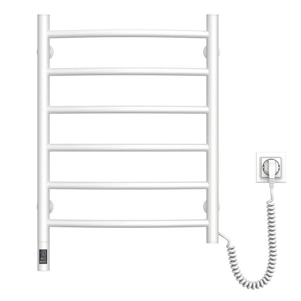 Electric Towel Rail WHITE CAMELLIA Sensor 480х600 right