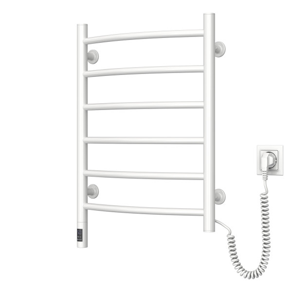 Electric Towel Rail WHITE CAMELLIA Sensor 480х600 right