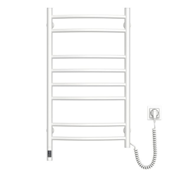 Electric Towel Rail WHITE CAMELLIA Sensor 480х800 right