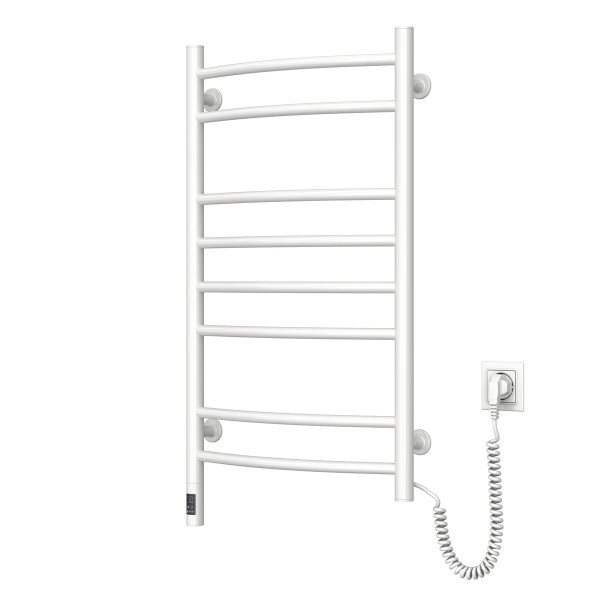 Electric Towel Rail WHITE CAMELLIA Sensor 480х800 right