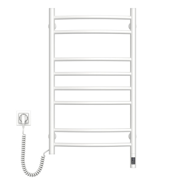 Electric Towel Rail WHITE CAMELLIA Sensor 480х800 left