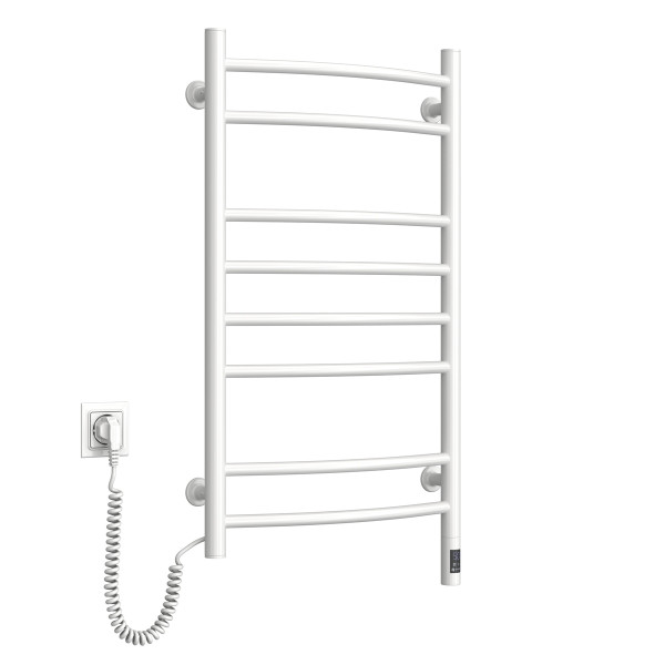 Electric Towel Rail WHITE CAMELLIA Sensor 480х800 left