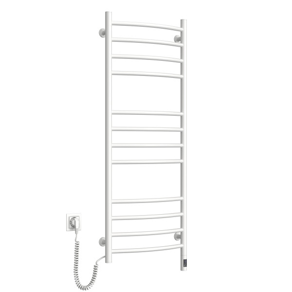 Electric Towel Rail WHITE CAMELLIA Sensor 480х1200 left