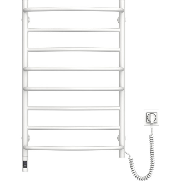 Electric Towel Rail WHITE OMEGA Sensor 530х800 right