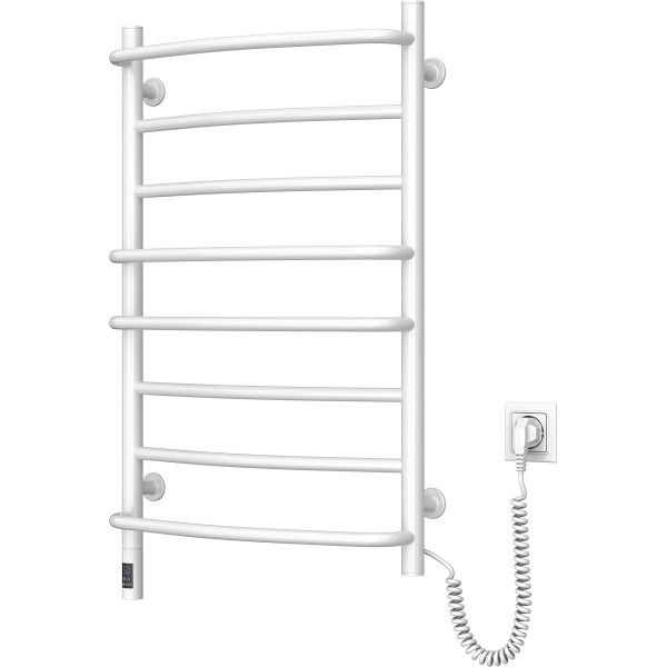 Electric Towel Rail WHITE OMEGA Sensor 530х800 right