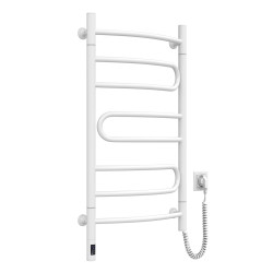 Electric Towel Rail WHITE PIROUETTE Sensor 480х800 right