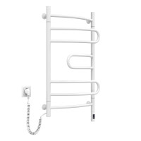 Electric Towel Rail WHITE PIROUETTE Sensor 480х800 left