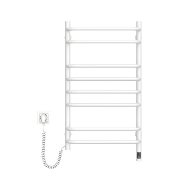 Electric Towel Rail WHITE SYMPHONIA Sensor 480х800 left