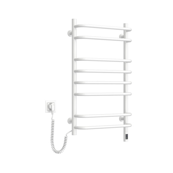 Electric Towel Rail WHITE SYMPHONIA Sensor 480х800 left