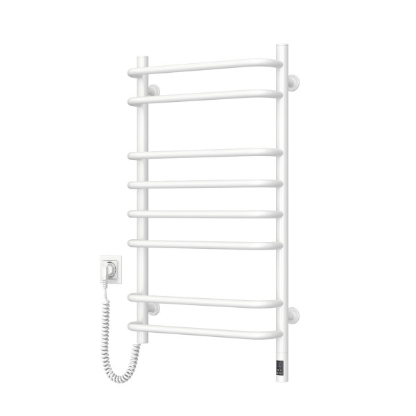 Electric Towel Rail WHITE SYMPHONIA Sensor 480х800 left