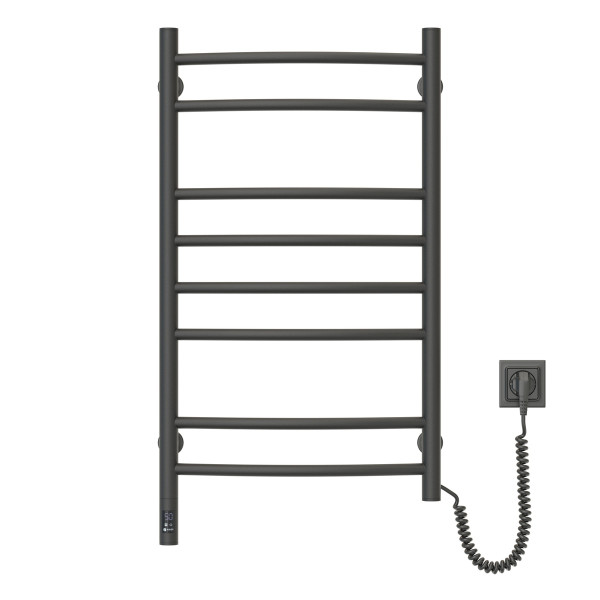 Electric Towel Rail BLACK CAMELLIA Sensor 480х800 right