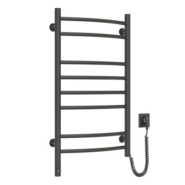 Electric Towel Rail BLACK CAMELLIA Sensor 480х800 right