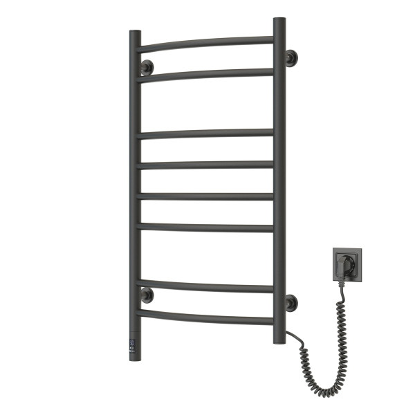 Electric Towel Rail BLACK CAMELLIA Sensor 480х800 right