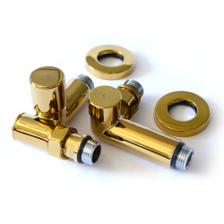 Kran narożny pod grzalkiem 1/2"х1/2", під Gold 2 szt.