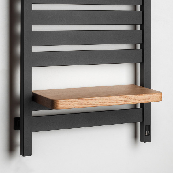 Wooden shelf for Navin Avangard and Largo towel rails, caramel oak