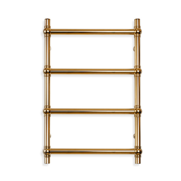 Stainless Steel Heated Towel Rail GOLD RETRO 500x800