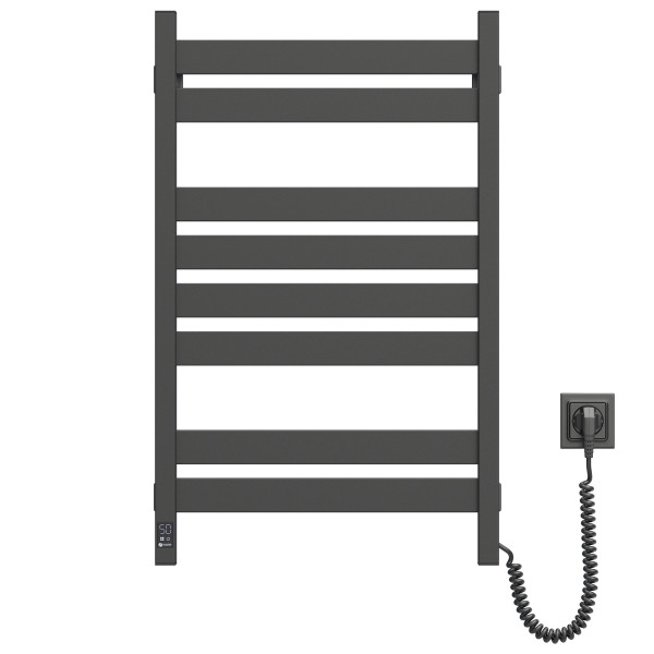 Electric Towel Rail BLACK LARGO Sensor 500х800 right