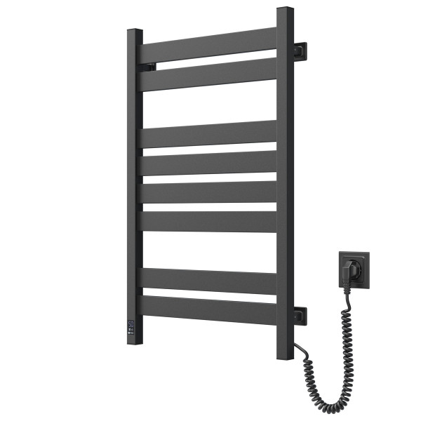 Electric Towel Rail BLACK LARGO Sensor 500х800 right