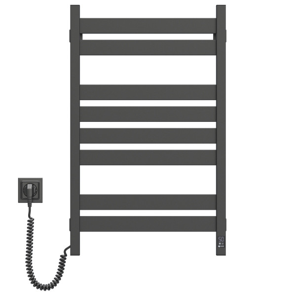 Electric Towel Rail BLACK LARGO Sensor 500x800 left