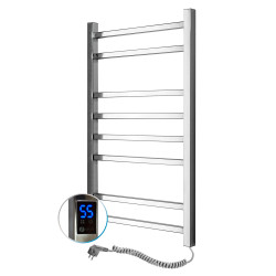 Stainless Steel Electric Towel Rail LOFT Sensor 500x800 right