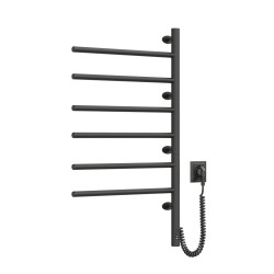 Electric Towel Rail BLACK ARABESQUE Sensor 480х800