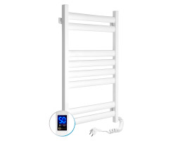 Electric Towel Rail WHITE ELLIPSE Sensor 500x800 right