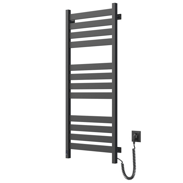 Electric Towel Rail BLACK LARGO Sensor 500x1200 right