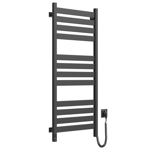 Electric Towel Rail BLACK LARGO Sensor 500x1200 right