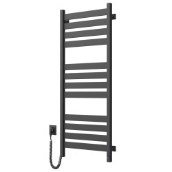 Electric Towel Rail BLACK LARGO Sensor 500х1200 left