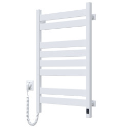 Electric Towel Rail WHITE LARGO Sensor 500x800 left