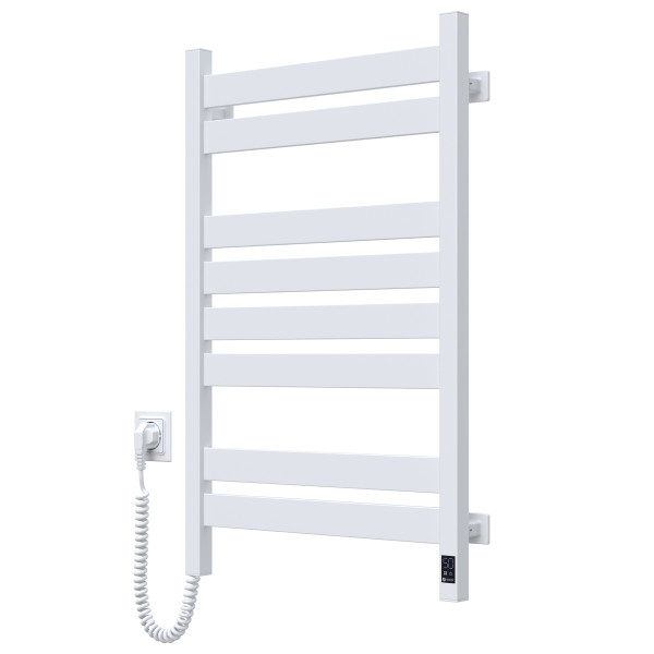 Electric Towel Rail WHITE LARGO Sensor 500x800 left