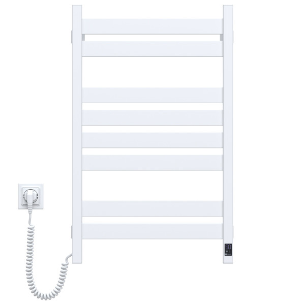 Electric Towel Rail WHITE LARGO Sensor 500x800 left