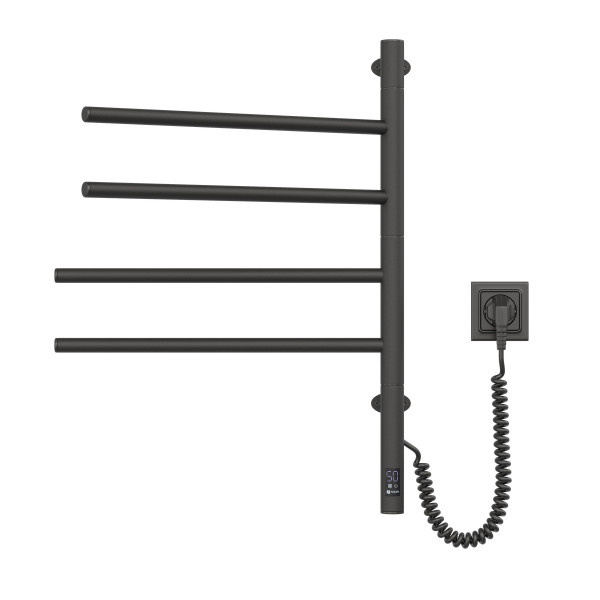 Electric Towel Rail BLACK ARABESQUE 480х600 Sensor