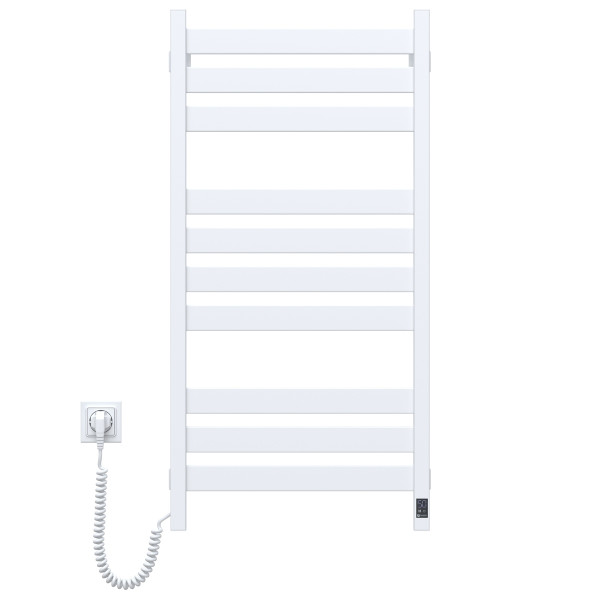 Electric Towel Rail WHITE LARGO Sensor 500x1000 left