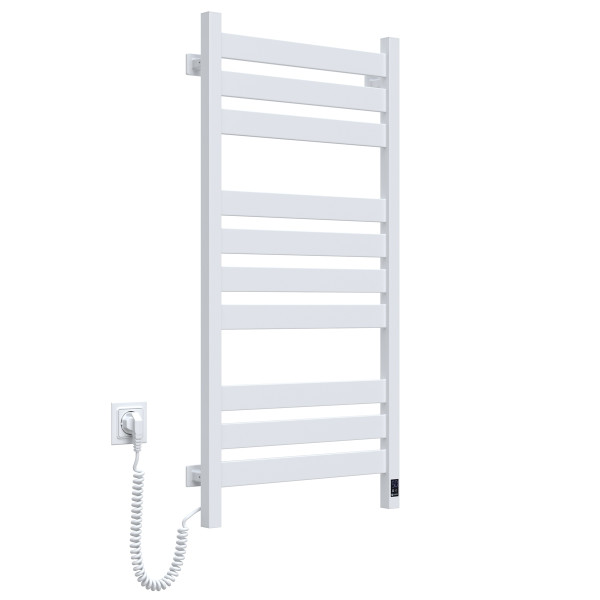 Electric Towel Rail WHITE LARGO Sensor 500x1000 left