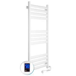 Electric Towel Rail WHITE ELLIPSE Sensor 500x1200 right