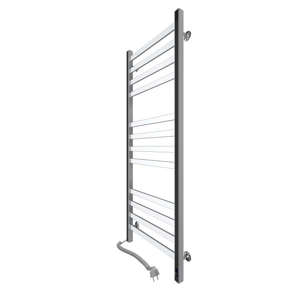 Stainless Steel Electric Towel Rail AVANGARD Sensor 480х1200 left