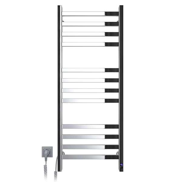 Stainless Steel Electric Towel Rail AVANGARD Sensor 480х1200 left